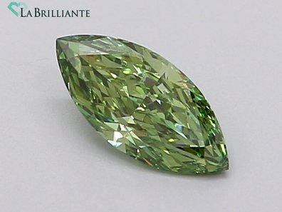 Marquise 0.50 Ct. Fancy Vivid Green VS1 Lab-Grown Diamond