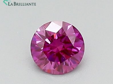 Round 1.30 Ct. Fancy Vivid Purple VS1 Lab-Grown Diamond