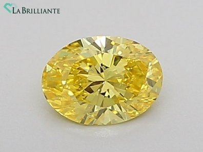 Oval 1.35 Ct. Fancy Vivid Yellow VS1 Lab-Grown Diamond