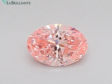 Oval 1.29 Ct. Fancy Vivid Pink VS2 Lab-Grown Diamond