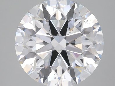 3.58 Carat SI1 Round Lab-Grown Diamond