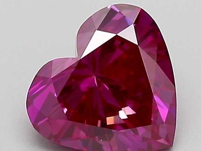 1.04 Ct. Fancy Vivid Purple Heart Lab-Grown Diamond