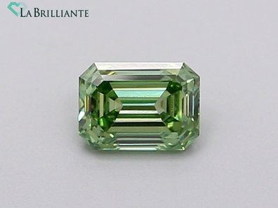 Emerald 1.43 Ct. Fancy Vivid Green VVS2 Lab-Grown Diamond