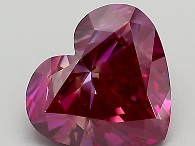 1.17 Ct. Fancy Purplish Red Heart Lab-Grown Diamond