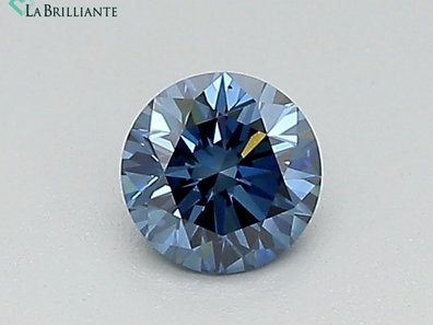 Round 131 Ct. Fancy Deep Blue VS2 Lab-Grown Diamond