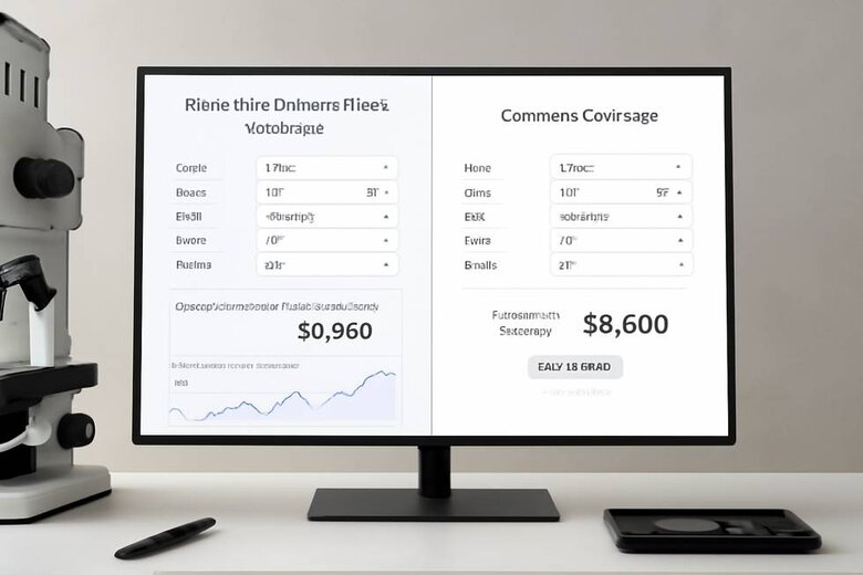 Image: Calculator Accuracy Comparison Interface - Screenshot comparison showing identical diamond specifications entered into professional vs consumer calculators, highlighting price variance and data source differences