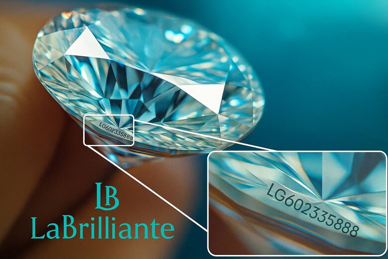 Image: Lab grown diamond verification certificate