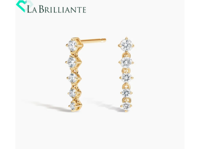 Matilda Diamond Drop Earrings (1_4 ct. tw.) in 14K Yellow Gold