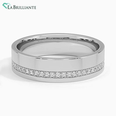 Austin Lab Diamond Wedding Ring (1/5 ct. tw.) in 18K White Gold