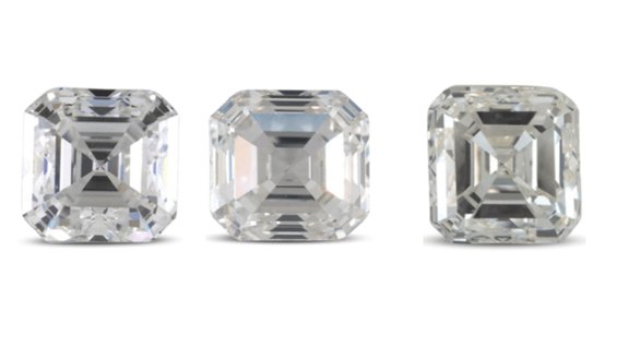 Asscher cut lab-grown diamonds