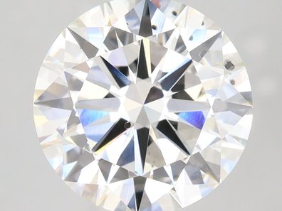 4.09 Carat SI1 Round Lab-Grown Diamond