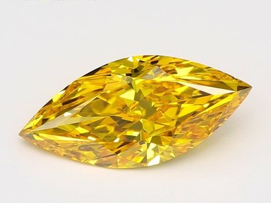 0.70 Ct. Fancy Intense Orangy Yellow Marquise Lab-Grown Diamond
