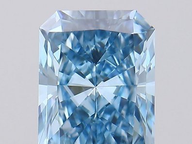 Radiant 0.56 Ct. Fancy Vivid Blue VVS2 Lab-Grown Diamond