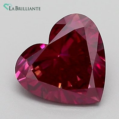 Heart 1.32 Ct. Fancy Red VVS2 Lab-Grown Diamond
