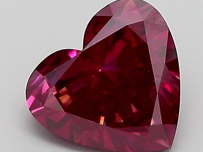 Heart 1.32 Ct. Fancy Red VVS2 Lab-Grown Diamond