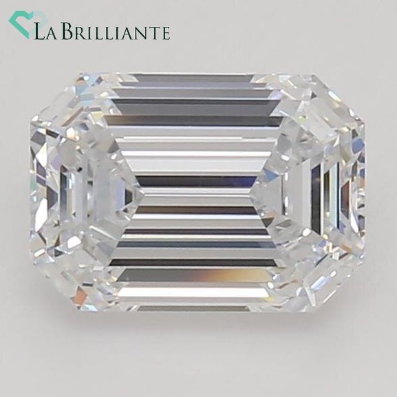 2.70 Ct. FL Emerald Lab-Grown Diamond