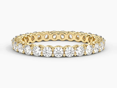 Elodie Eternity Lab Diamond Ring (1 ct. tw.) in 18K Yellow Gold