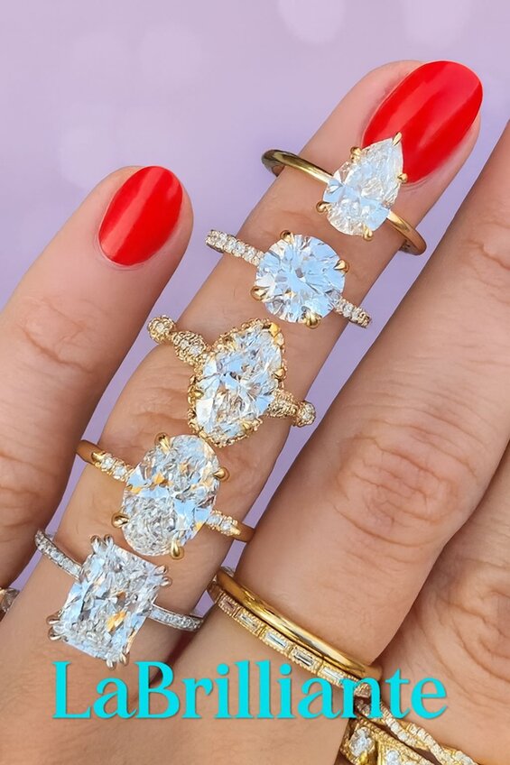 Image: Different Lab-Grown Diamond Shapes