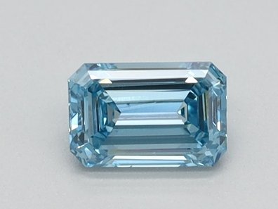 0.32 Ct. Fancy Vivid Blue Emerald Lab-Grown Diamond
