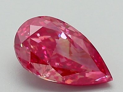 0.87 Ct. Fancy Vivid Purplish Red Pear Lab-Grown Diamond