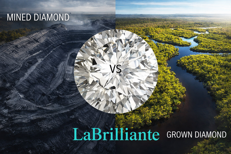 CVD Diamond Growing Process Visual Timeline - Step-by-step illustration showing how lab diamonds form from seed to finished gem in controlled conditions