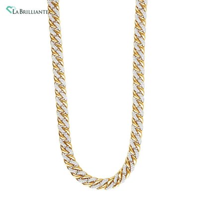 Lab Diamond Miami Necklace (2 ct. tw.) in 10K Yellow Gold