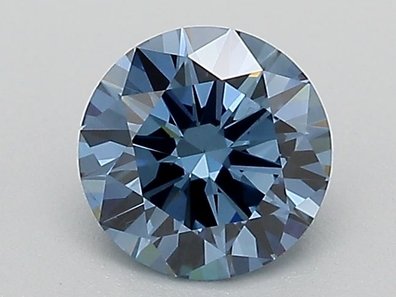 0.68 Ct. Fancy Deep Blue Round Lab-Grown Diamond
