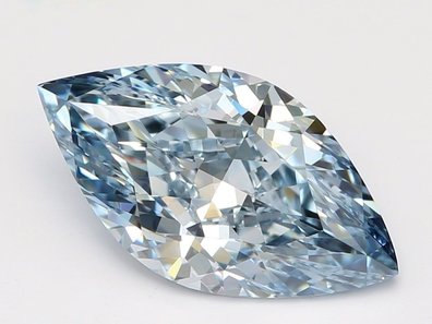 1.4 Ct. Fancy Blue Marquise Lab-Grown Diamond