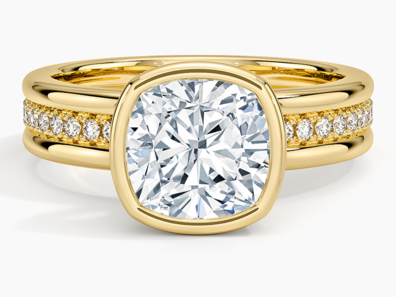 Sofia Triple Band Diamond Ring (1_4 ct. tw.) in 18K Yellow Gold