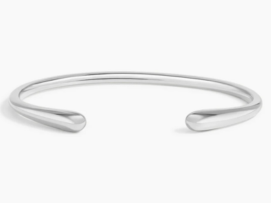 Silhouette Cuff Bracelet in Silver