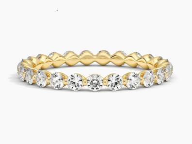 Riviera Eternity Lab Diamond Ring (1 ct. tw.) in 18K Yellow Gold