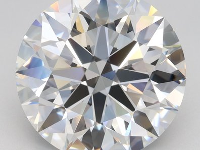 5.53 Carat VVS1 Round Lab-Grown Diamond