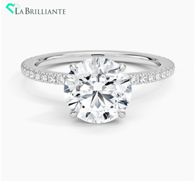 Demi Three-Quarter Coverage Diamond Ring (13 ct. tw.) in 18K White Gold