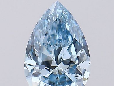 Pear 0.72 Ct. Fancy Intense Blue VVS2 Lab-Grown Diamond