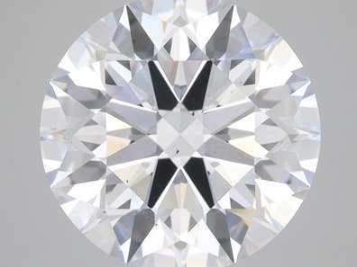 7.04 Carat VS2 Round Lab-Grown Diamond