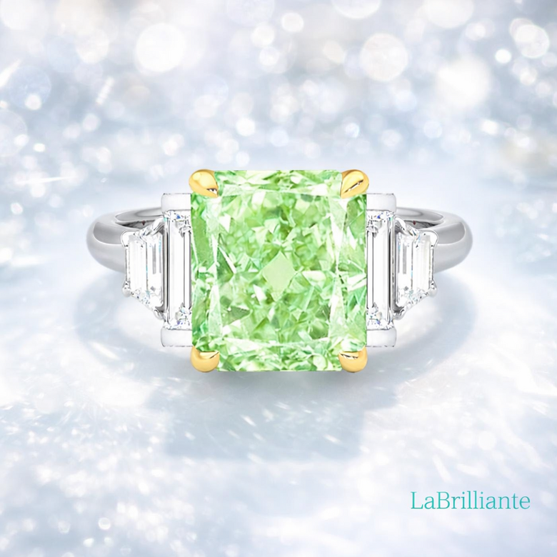 Environmental Impact Infographic Style Visual - Clear comparison showing earth movement, energy usage, and carbon footprint between mining vs lab-grown diamond production to visualize sustainability benefits