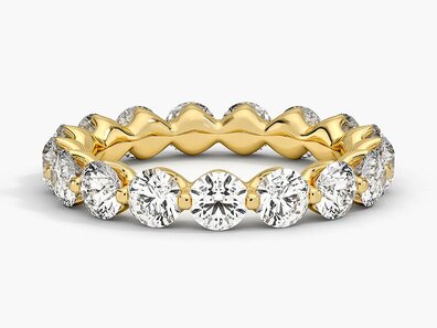 Riviera Lab Diamond Eternity Ring (3 ct. tw.) in 14K Yellow Gold