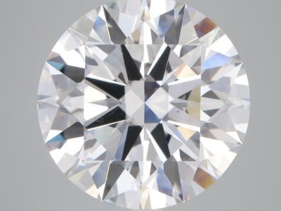 7.67 Carat VS2 Round Lab-Grown Diamond