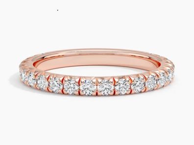 Sienna Three-Quarter Coverage Lab Diamond Ring (58 ct. tw.) in 14K Rose Gold