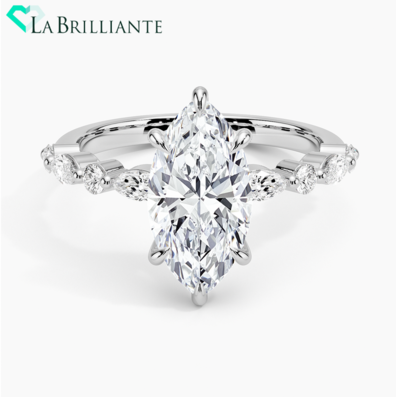 Versailles Half Coverage Diamond Ring (13 ct. tw.) in 18K White Gold