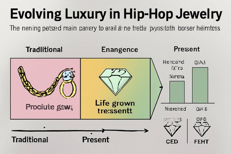 Infographic: Smart Luxury Movement Timeline in Hip-Hop - Visual journey showing evolution from traditional luxury to tech-forward choices, including adoption rates and cultural milestones