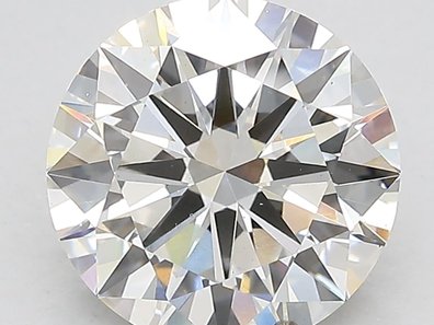 3.05 Carat SI1 Round Lab-Grown Diamond
