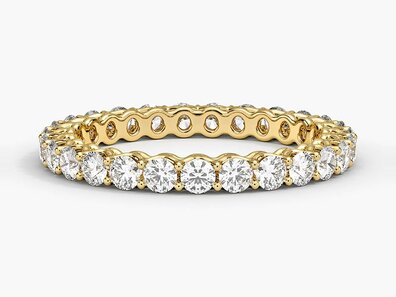 Elodie Lab Diamond Eternity Ring (1 ct. tw.) in 14K Yellow Gold