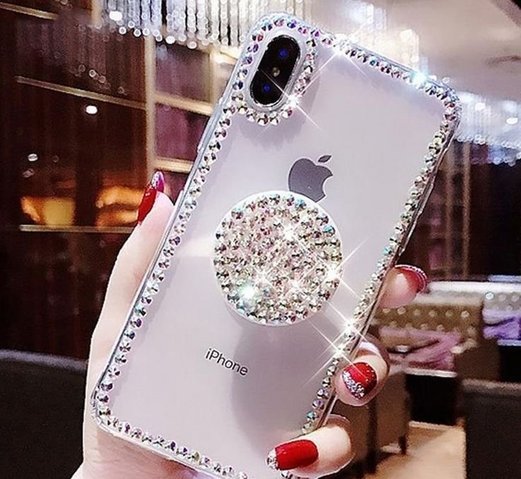 Phone and Computer Accessories Decorated with Diamonds