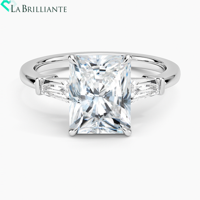 Symphony Tapered Baguette Three Stone Diamond Ring (1_2 ct. tw.) in 18K White Gold