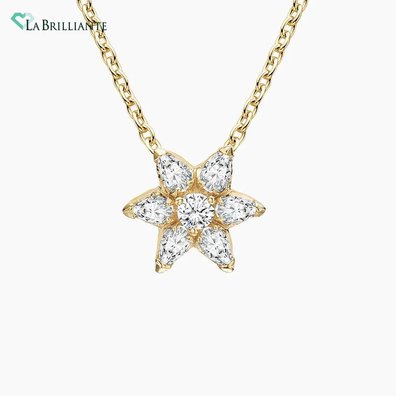 Lab Diamond Necklace (1 1/4 ct. tw.) in 14K Yellow Gold