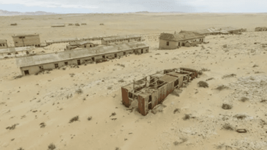 Ghost town of diamond miners
