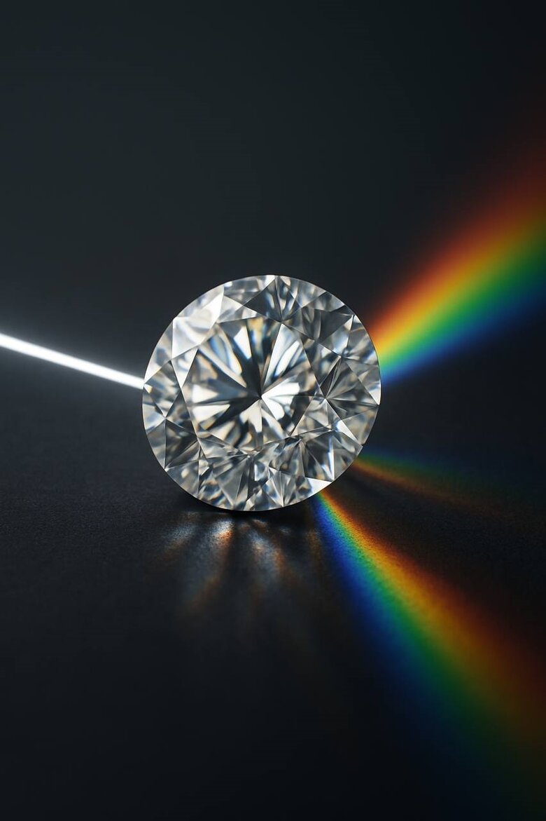 Image: Diamond Facets Have Maximum Fire