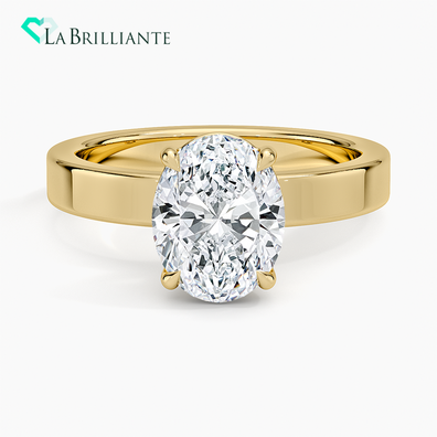 Peyton 3mm Solitaire Ring in 18K Yellow Gold
