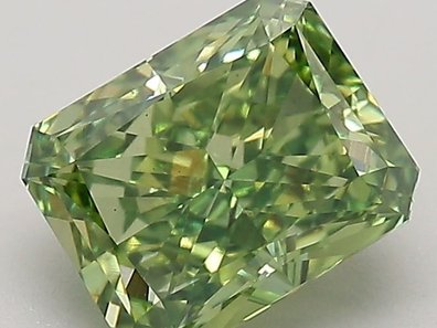 1.78 Ct. Fancy Vivid Green Radiant Lab-Grown Diamond